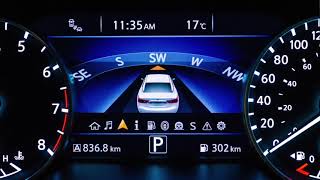 2022 Nissan Maxima  Vehicle Information Display [upl. by Etnovaj929]