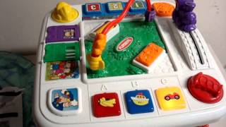 Playskool electronic muscal activity play learning discovery table [upl. by Judon]