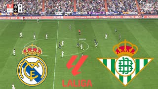 Real Madrid vs Real Betis 202425 Season 4 Weeksrealmadrid realbetis football fifa fc24 ps5 [upl. by Ariella]