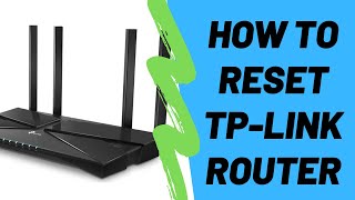 How To Reset TPLink Router To Factory Default Settings [upl. by Oralla839]