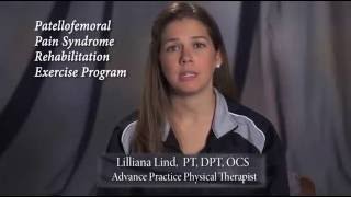 Loyola Medicines Patellofemoral Pain Syndrome Home Exercise Program [upl. by Juan661]