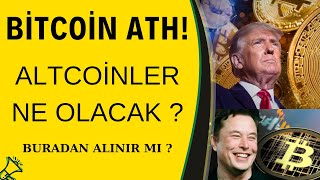 PEKİ ŞİMDİ ALTCOİNLER NE OLACAK   BİTCOİN 75400 ATH  altcoinler yükselir mi [upl. by Polky343]