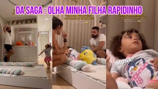 COMO FAZEM LIZ DORMIR🤣 TIO GUI E MANU TOMAM CONTA ENQUANTO LORE TOMA BANHO [upl. by Ayekel]