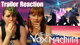 Legends of Vox Machina  REACTION  Opening Title  Gallifrey Pals Get Critical [upl. by Dduj]