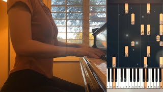 bored — laufey  sook  Piano Tutorial  Piano Cover [upl. by Aronoff791]