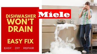 MIELE DISHWASHER — WON’T DRAIN FIXED [upl. by Dareg707]