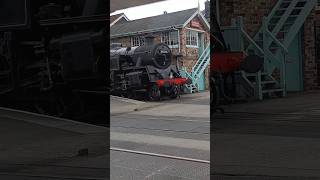 NYMR  BR Standard 4 Tank reversing into Grosmont Station [upl. by Deelaw]