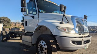 Stock  3688 2017 international 4300 22 Cab Chassis 270000 miles [upl. by Oiratnom]