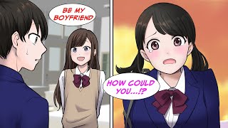 Manga Dub Just as I was giving up on my childhood friend the pretty girl in class asked me out [upl. by Rog]