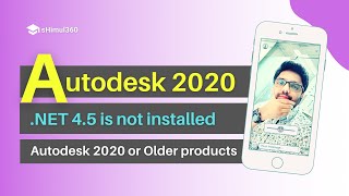NET 45 is not installed  when attempting to install Autodesk 2016 or older products 100 work [upl. by Llehsyt]