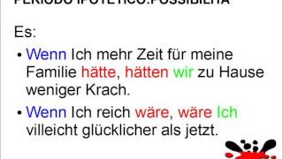 Lezioni di tedesco 53 periodo ipotetico possibilità [upl. by Mannie]