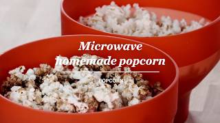 Lekue Popcorn Maker Sweet and Salty Popcorn [upl. by Shoshana]