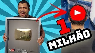 FIZ A PLACA DE 1 MILHÃO NO CABELO VEJA COMO FICOU [upl. by Ennovahs106]