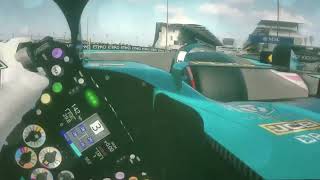 ULTRA REAL Fernando Alonso Helmet Cam at the 2023 Abu Dhabi GP FP3  assettocorsa [upl. by Merce888]