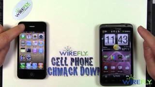 HTC ThunderBolt vs Verizon iPhone 4  Schmackdown [upl. by Eneri]