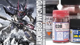 ガンプラ 設定とは異なる配色でランナー塗装「HG 1144 ガンダムグレモリー（GUNDAM GREMORY）」開封・塗装・組立・簡易レビュー  機動戦士ガンダム 鉄血のオルフェンズ 月鋼 [upl. by Holbrooke]