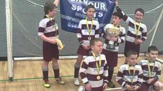 MEDALS AND CUP PRESENTATION NATIONAL SHINTY TOURNAMENT P5 AND UNDER FEB 2011AVI [upl. by Mariana977]