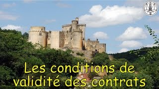 Conditions de validité des contrats [upl. by Mandell]