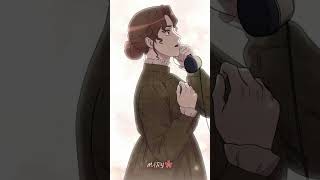 He’s filled with regret after finding out she went to the war zone💔😭 manhwa manhwaedit sad song [upl. by Acnayb995]