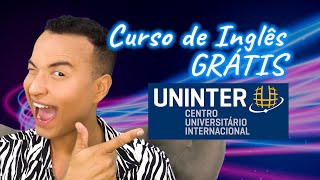 Como é o CURSO DE INGLÊS EAD grátis da UNINTER [upl. by Gnuj112]