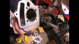 Apollo RFZ 125cc pit bike top end rebuild how to [upl. by Farrington195]