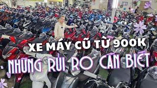 Thị trường xe máy cũ mùa mưa bão Nên xuống tiền hay chờ thêm AB giá 45 triệu Xe tay ga từ 900k [upl. by Ushijima425]