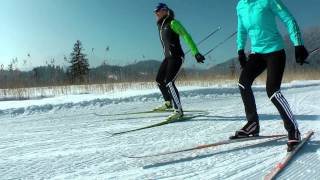 Alpenwelt Karwendel  Langlaufen mit Magdalena Neuner und Martina Beck [upl. by Tate]