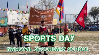 Sports day  Namgyal secondary school Gokarna KTM Nepal [upl. by Ariay465]