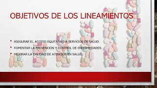 Lineamientos nacionales en salud publica [upl. by Irwinn694]