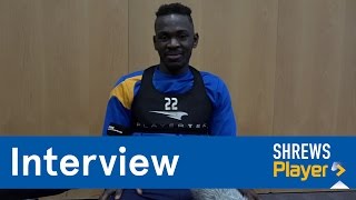 INTERVIEW  Aristote Nsiala pre Bradford City H  Town TV [upl. by Ellierim]