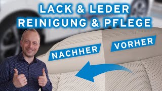 Ledersitze reinigen amp pflegen  Lackversiegelung  Flugrost amp Teer entfernen  36 Frag Schuster [upl. by Lan]