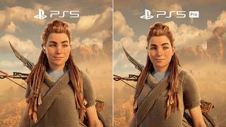 Horizon Forbidden West  PS5 vs PS5 Pro Graphics Comparison [upl. by Ros]