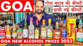 GOA WINESTORE  New Liquor Rates Goa  2023  GOA VLOG  Whiskey Vodka Rum Beer Hindi South Goa [upl. by Karna535]