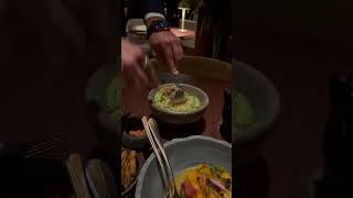 Guacamole 🥑 with sea urchin in amazonico Dubai [upl. by Patricio469]