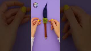 BRANCHIFY Your Pencil With This Easy DIY Craft  TROLLS [upl. by Lebam]