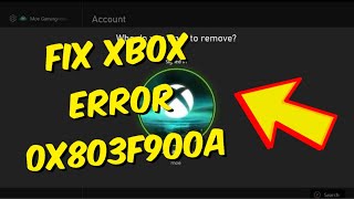 How To Fix Xbox OneSeries XS Error Code 0x803f900a In 2024 [upl. by Nelan]