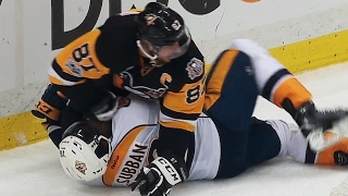 Subban threatens to DDT Crosby after having head rammed into ice [upl. by Yasmin694]