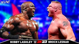 Brock Lesnar vs Bobby Lashley  WWE Universal Championship  No Holds Barred Match  Nov 3 2024 [upl. by Alysia]