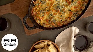 ExtraCheesy SpinachArtichoke Dip  Big Little Recipes [upl. by Oinotnanauj]