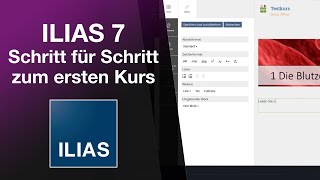 ILIAS 7 Einsteigertutorial  in 4 einfachen Schritten zum idealen Kurs 2022 [upl. by Nyrraf]