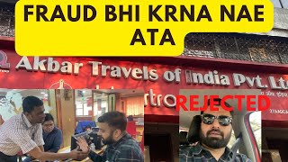 Akbar travels fraud  badi musibat mei phasa dia vlog youtube sameerumarvlogs akbartravelsviral [upl. by Cadell554]