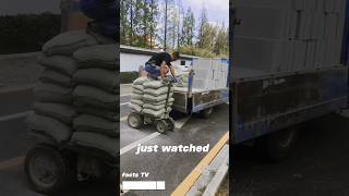 Shocking Japanese Cyclists Transport Cement [upl. by Oidualc]