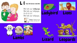 Jolly Phonics song Group 3 L song [upl. by Htaras]