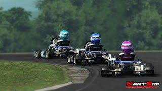 KartSim rFactor 2  Asum Ring Kristianstad  X30 Kart VR [upl. by Eppillihp]