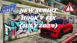 HOW TO FIX NEW SCRIPT HOOK V UPDATE FROM CRASHINGLOADING GTA V JULY 2024 [upl. by Bettencourt496]