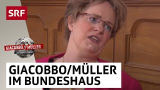 Magdalena MartulloBlocher und Toni Brunner im Bundeshaus  Giacobbo  Müller  Comedy  SRF [upl. by Lidaa]