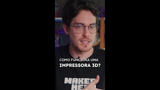 Como funciona uma impressora 3D impressao3d makerhero shorts [upl. by Ariahaj147]