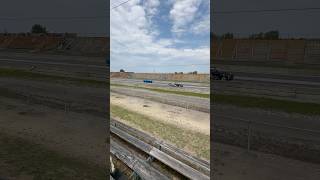 Chevy s10 vs dodge challenger dragrace racecar challenge mopar chevrolet dodge [upl. by Enylorac]