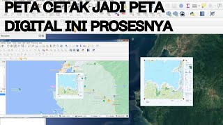 CARA GEOREFERENCING DI QGIS DENGAN PETA JPGCETAK [upl. by Monroy]