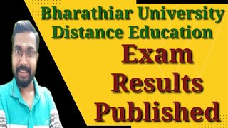 Exam Results PublishedBharathiar University Distance Education KCS classes [upl. by Atnoek]